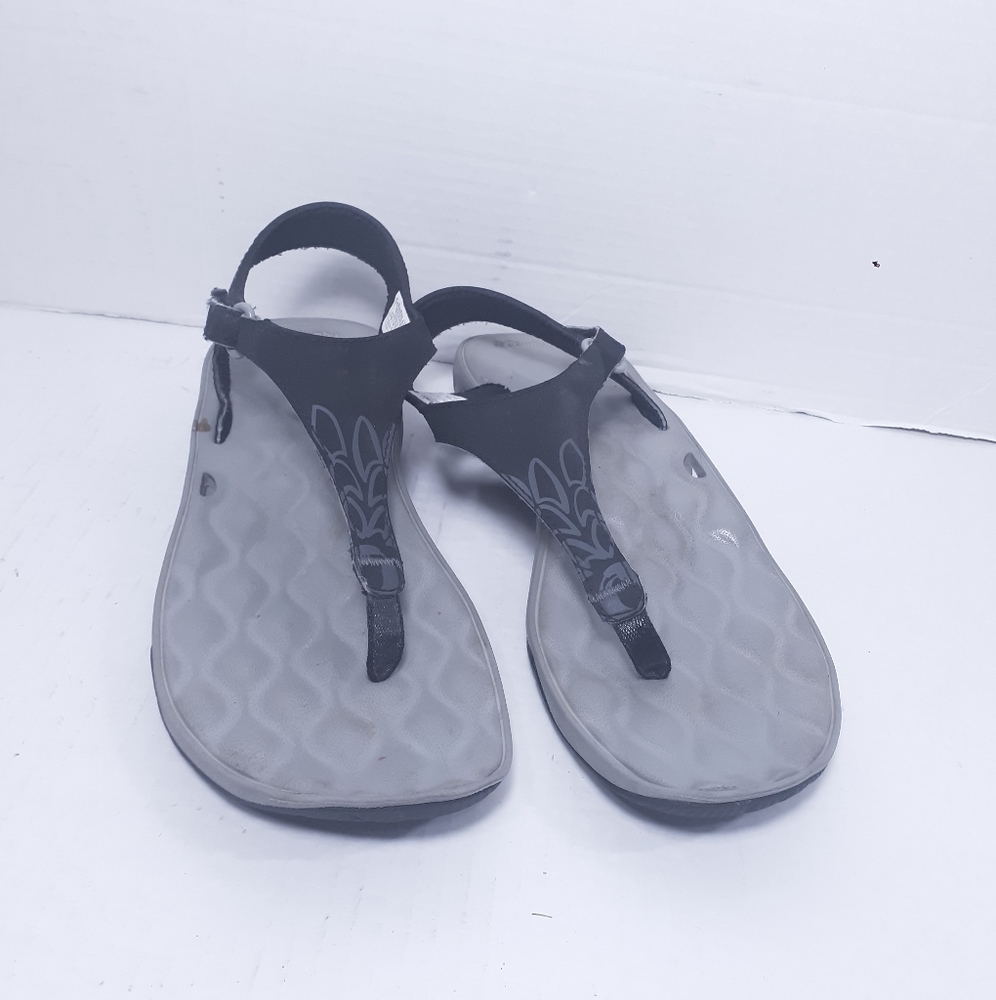 Columbia Techlite Comfort Sandals Size 6 Womens Taupe Grey/ black